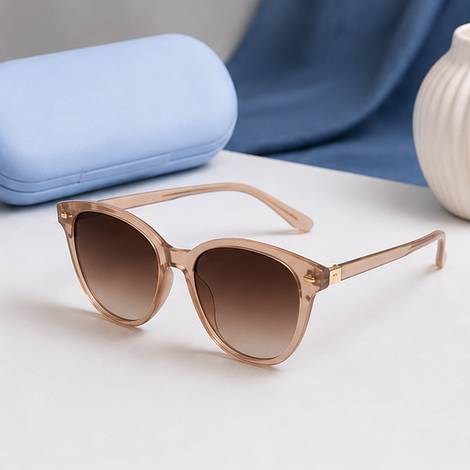 Óculos Solar Feminino Glam Nude
