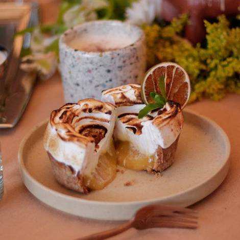 Torta de limão com merengue