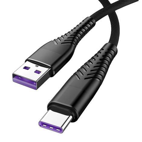 Cabo Carregador Tipo C USBC 2m Reforçado Nylon