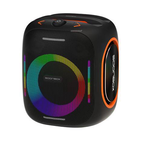 Mini Caixa De Som Bluetooth Portatil RGB 10w SoonBox S6600 CJ Blademaster